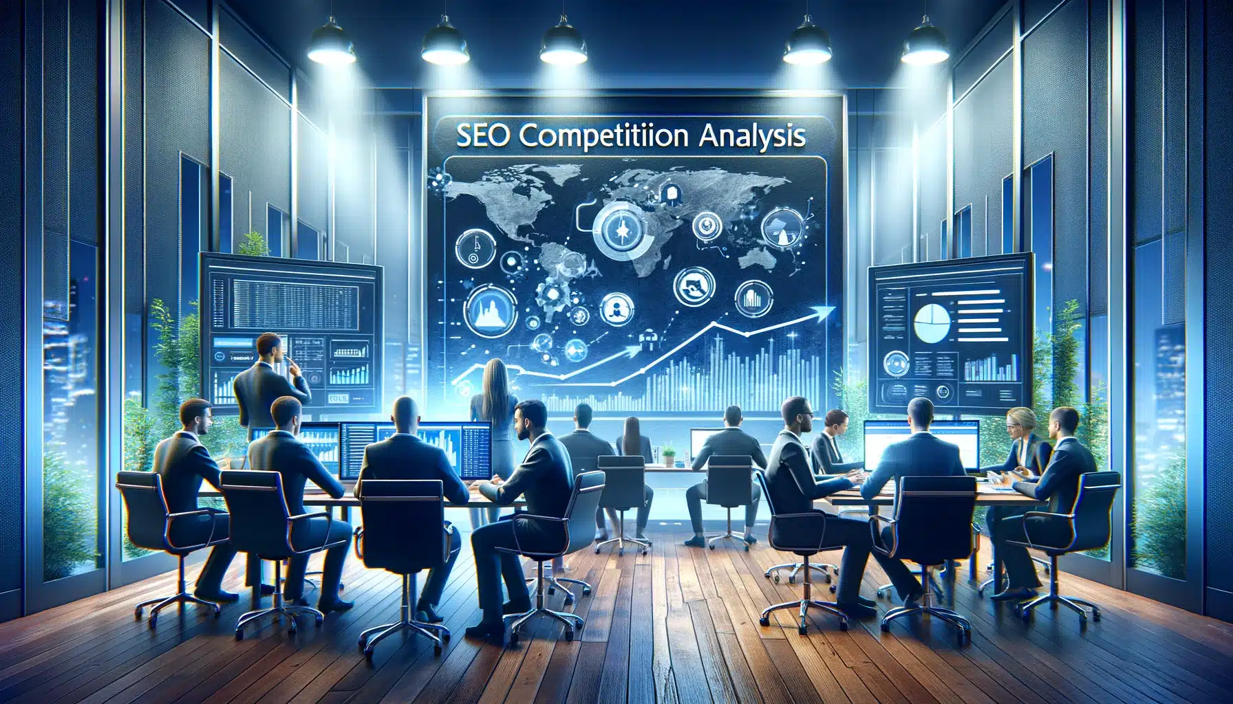 SEO-Wettbewerbsanalyse in einem Unternehmensumfeld